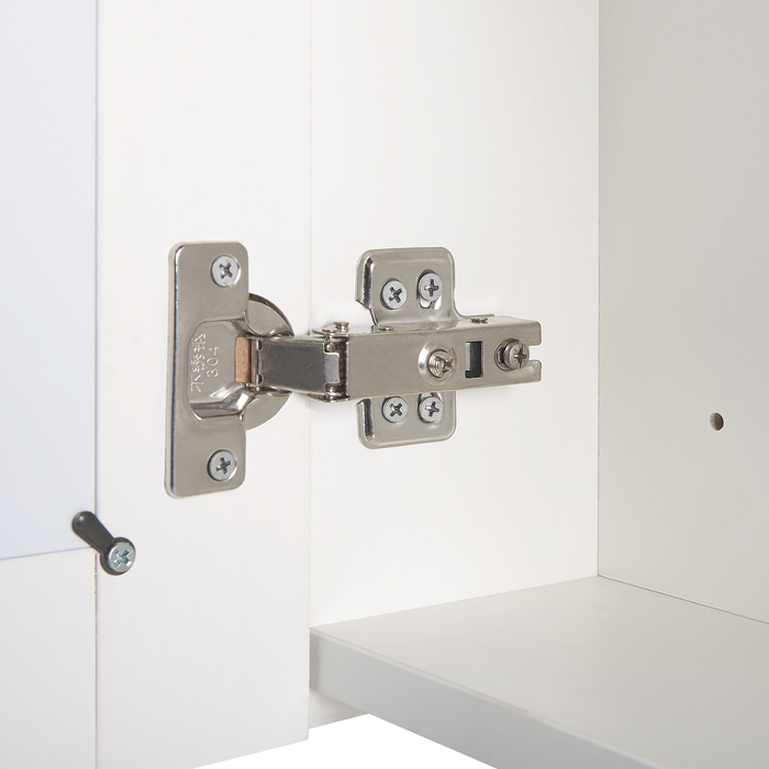 Beliani - MAZARREDO - Badkamermeubel LED - Zwart - Multiplex