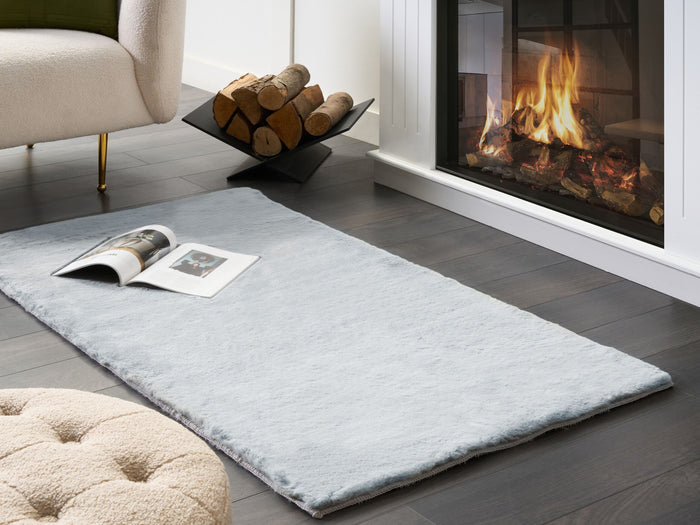 Beliani-MIRPUR-Shaggy vloerkleed-Mintgroen-80 x 150 cm-Polyester