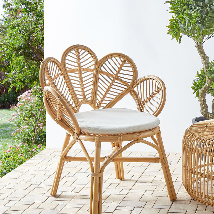 Beliani - FLORENTINE II - Fauteuil - Natuurlijk - Rotan