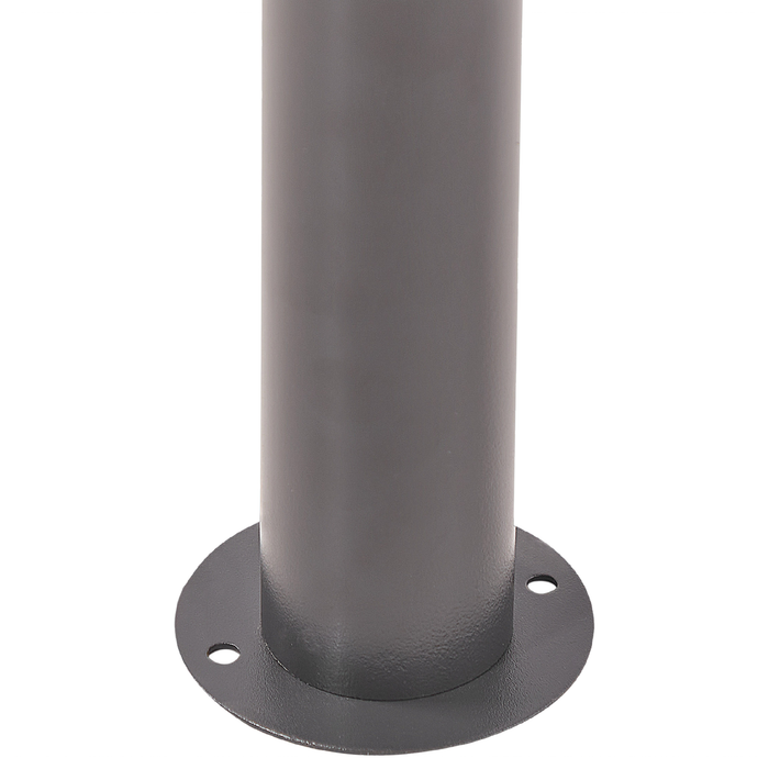 Beliani - VOMERO - Tuinpaviljoen - Grijs - Staal