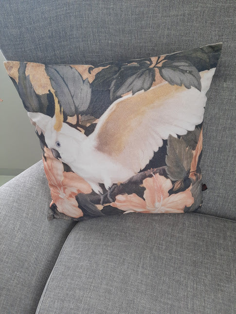 Furnilux - Set van 2 Sierkussens-45x45 cm - Tripple Bird