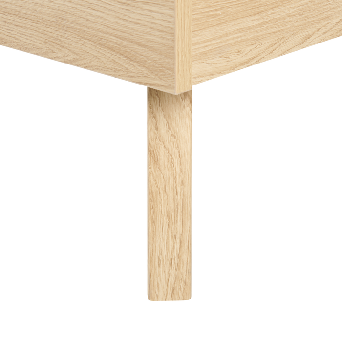 Beliani-MONPAZIER -Tweepersoonsbed-Lichthout-140 x 200 cm-Populierhout