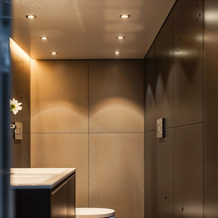 QAZQA Moderne inbouwspot zwart verstelbaar - Qure