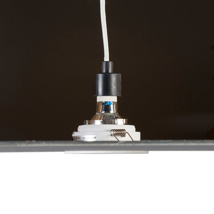 QAZQA Inbouwspot rond wit draai- en kantelbaar - Chuck