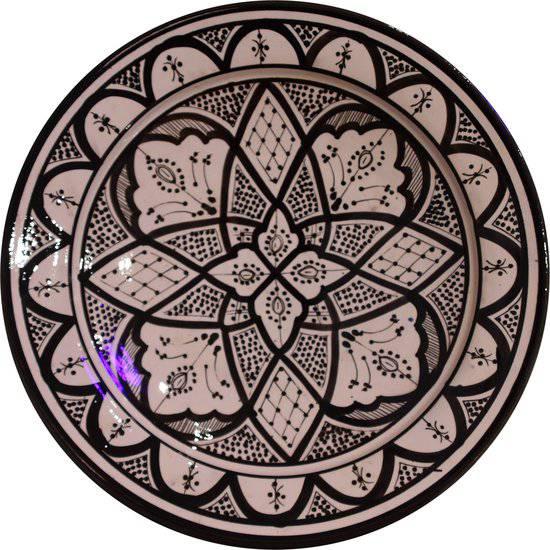 Furnilux Handgeschilderde schaal Marokko