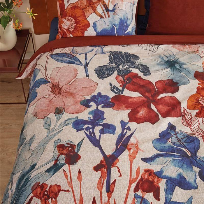 Beddinghouse Iris Field  Dekbedovertrek - 260x200|220 - Rood