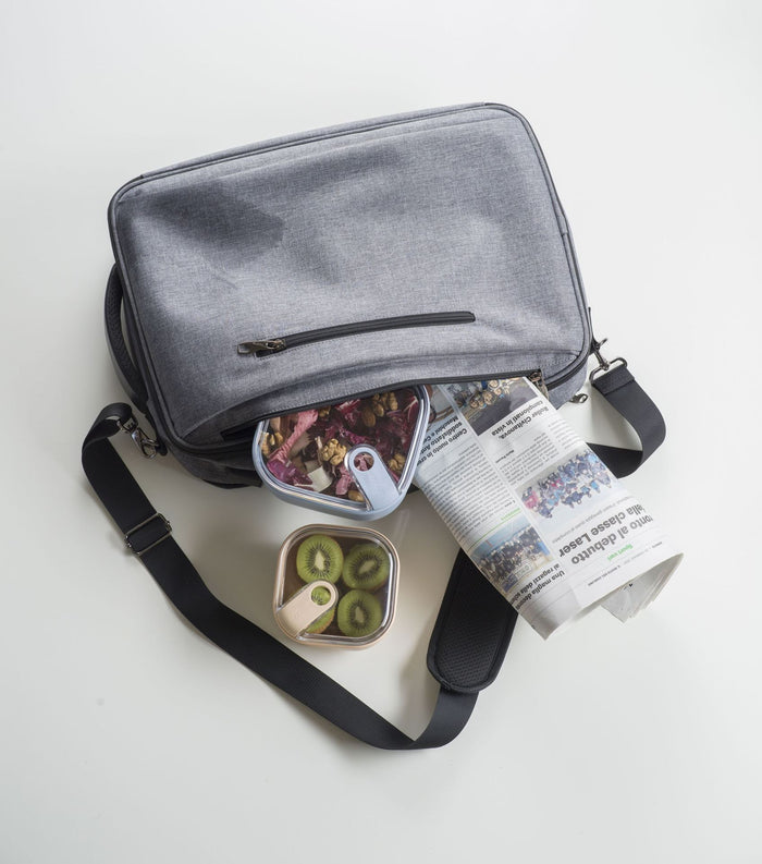 Omada - Lunchbox, Vierkant, Roze, 425 ML - Omada | Pull Box