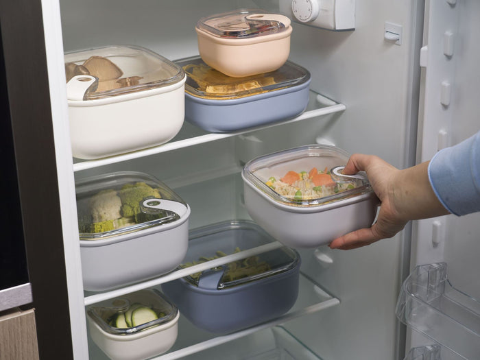 Omada - Lunchbox, Vierkant, Roze, 425 ML - Omada | Pull Box