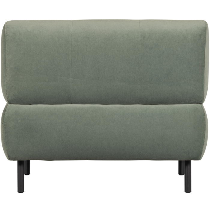 WOOOD Lloyd Fauteuil - Velvet - Waterplant - 75x90x90