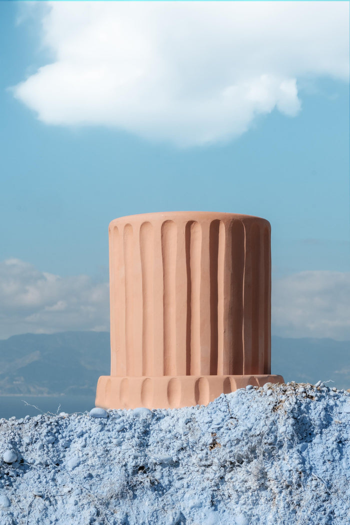 Magna Graecia Dorico bloempot terracotta