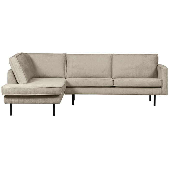 WOOOD Hoekbank Links Rodeo - Velvet - Wheatfield - 85x266x213