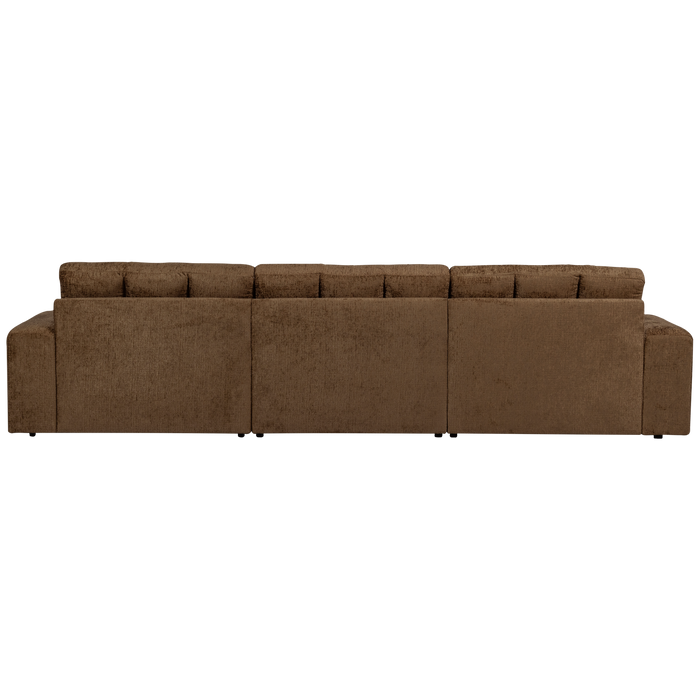 WOOOD Second Date Chaise Longue Rechts - Structure Velvet - Brass