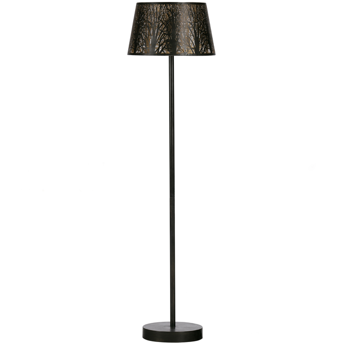 WOOOD Keto Vloerlamp - Metaal - Antique Brass - 161x42x42