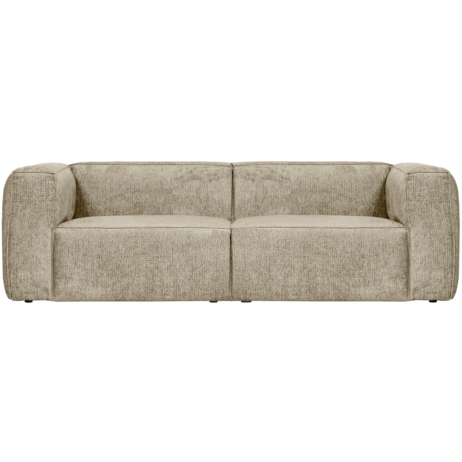 WOOOD Bean 3,5-zitsbank - Structure Velvet - Buttermilk