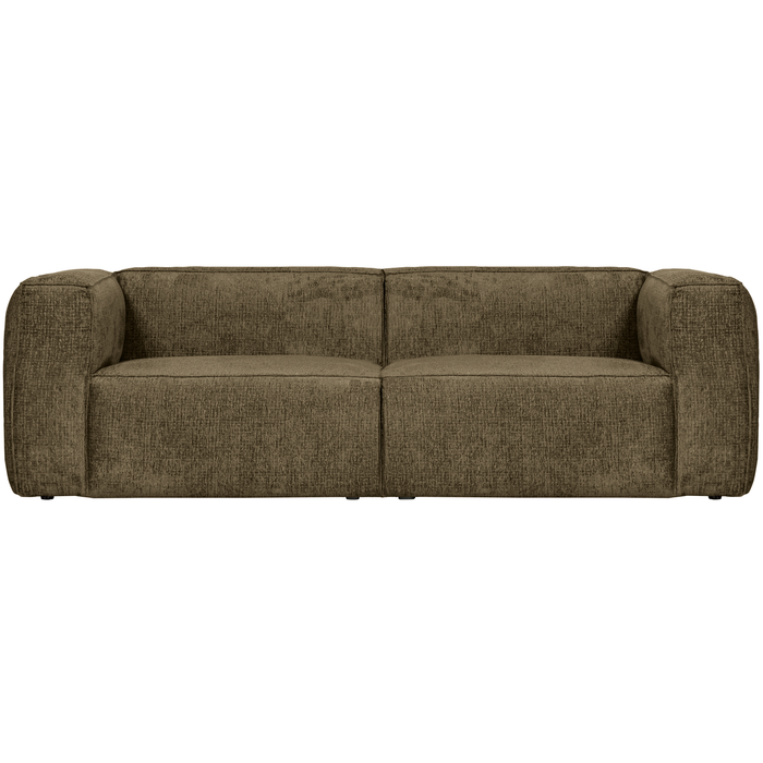 WOOOD Bean 3,5-zitsbank - Structure Velvet - Moss