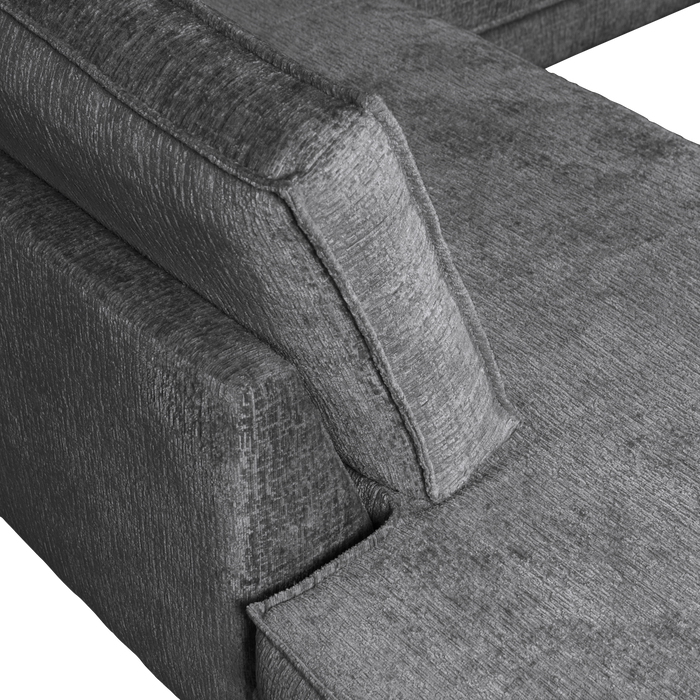 WOOOD Hoekbank Links Rodeo - Velvet - Mountain - 85x266x213