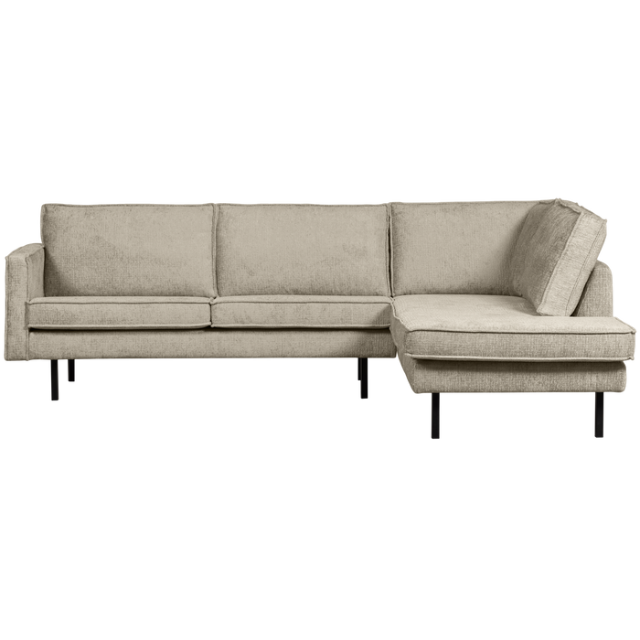 WOOOD Hoekbank Rechts Rodeo - Velvet - Wheatfield - 85x266x213