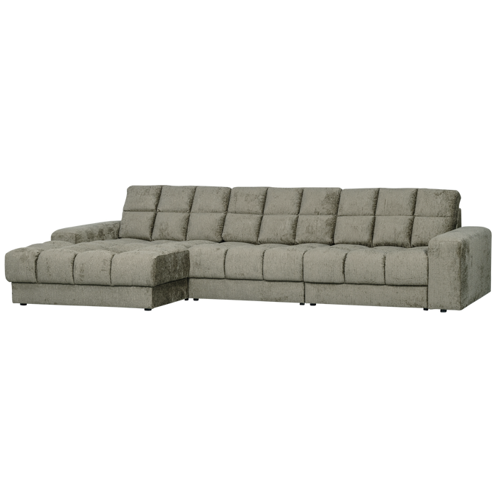 WOOOD Second Date Chaise Longue Links - Structure Velvet - Frost