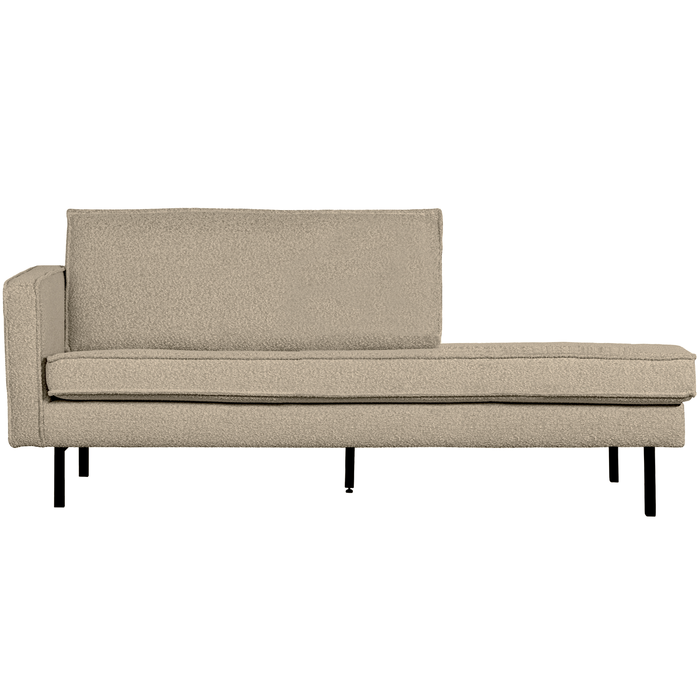 WOOOD Daybed Links Rodeo - Bouclé - Beige - 85x203x86