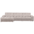 WOOOD Second Date Chaise Longue Links - Grove Ribstof - Naturel