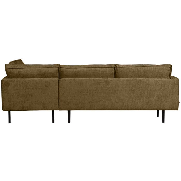 WOOOD Hoekbank Rechts Rodeo - Velvet - Brass - 85x266x213
