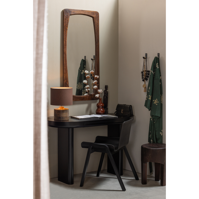 WOOOD Mael Bureau|Sidetable - Fineer - Zwart - 75x120x50