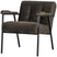 WOOOD Scott Fauteuil - Velvet - Warm Groen - 75x65x83