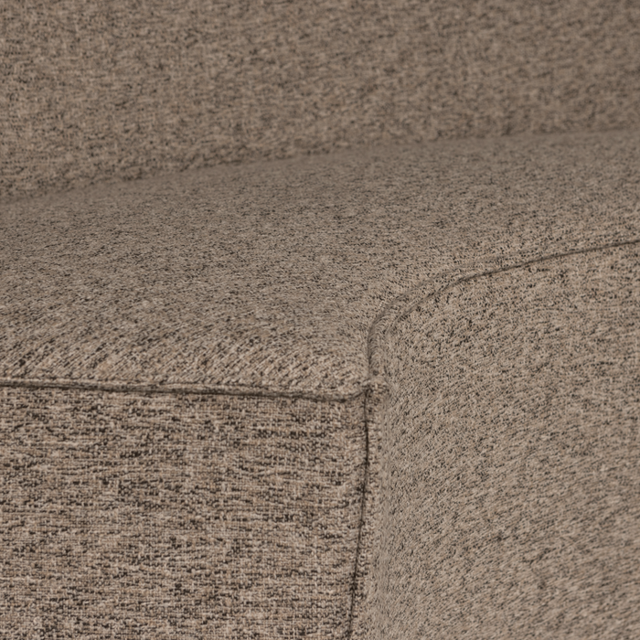 WOOOD Europa 2-Zits Eetbank - Polyester  - Bruin - 133x133x87