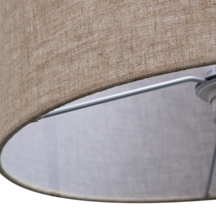 WOOOD Brim Wandlamp Met Kap - Hout - Naturel - 47x88x38