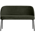 WOOOD Vogue Eetbank - Velvet - Dark Green - 83x120x59