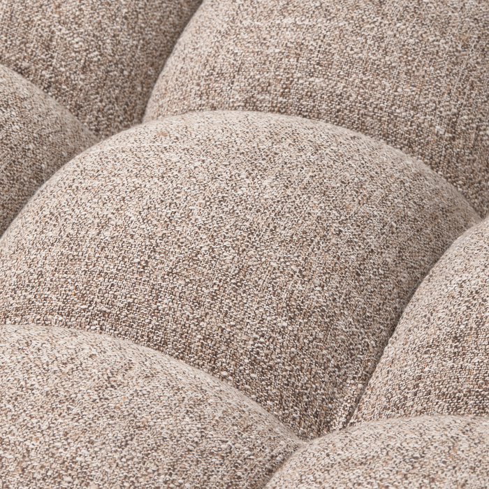 WOOOD Allure 3-Zits Bank - Geweven Stof - Bruin Melange - 79x280x86