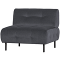 WOOOD Lloyd Fauteuil - Velvet - Cloud - 75x90x90