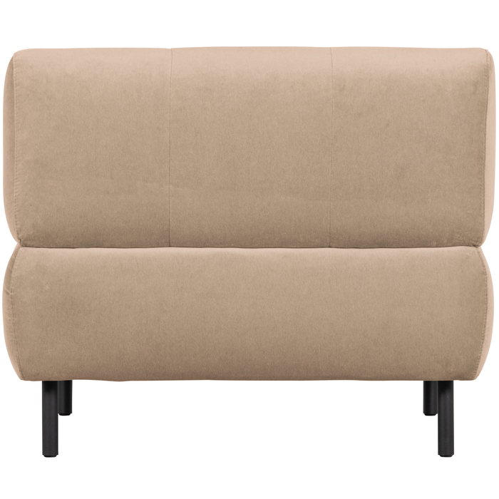 WOOOD Lloyd Fauteuil - Velvet - Sea Salt - 75x90x90
