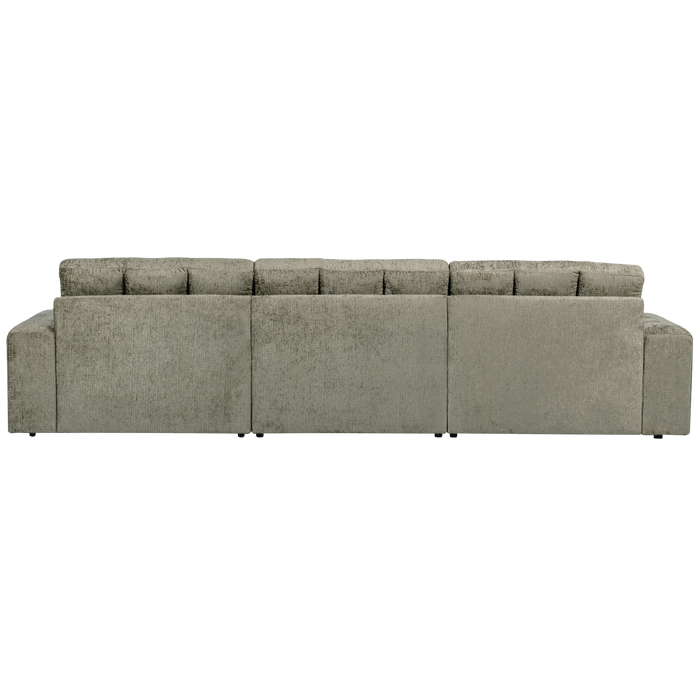 WOOOD Second Date 3-zits Bank - Structure Velvet - Frost