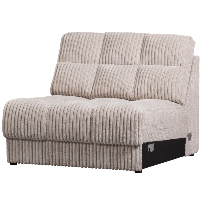 WOOOD Second Date 1-zits Element - Grove Ribstof - Naturel