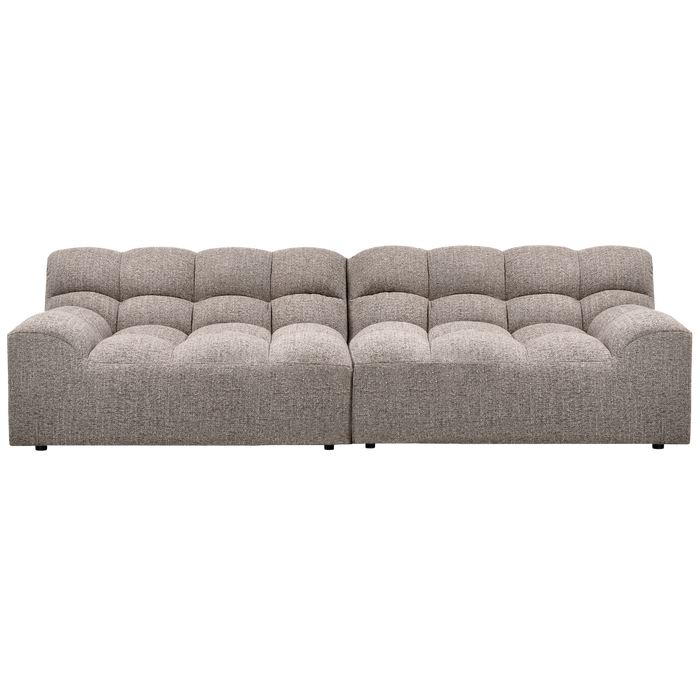 WOOOD Allure 3-Zits Bank - Geweven Stof - Klei Melange - 79x280x86