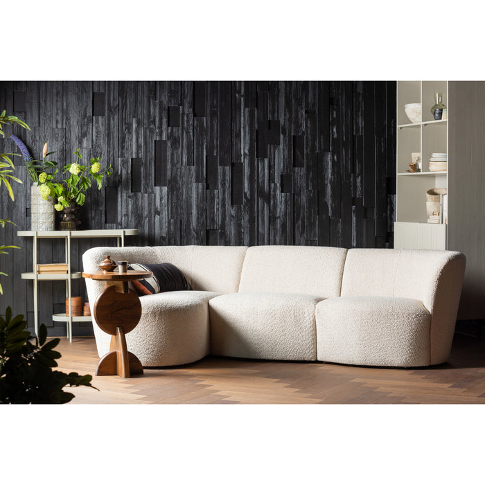 WOOOD Coco 1-Zits Element - Polyester - Creme - 70x73x72