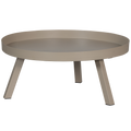 WOOOD Sunny Bijzettafel Buiten - Metaal - Mist - 35 x Ø 80 cm