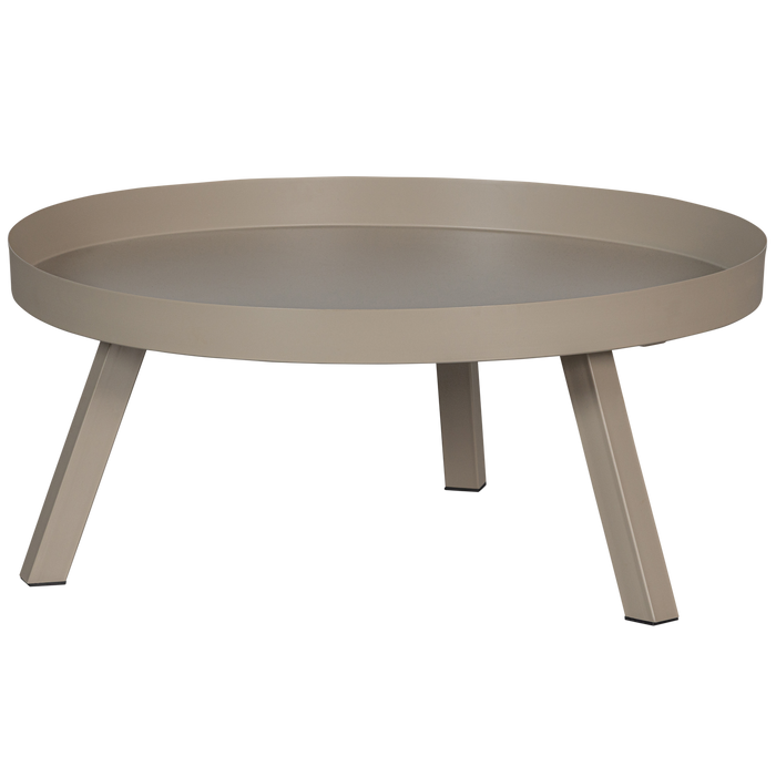 WOOOD Sunny Bijzettafel Buiten - Metaal - Mist - 35 x Ø 80 cm