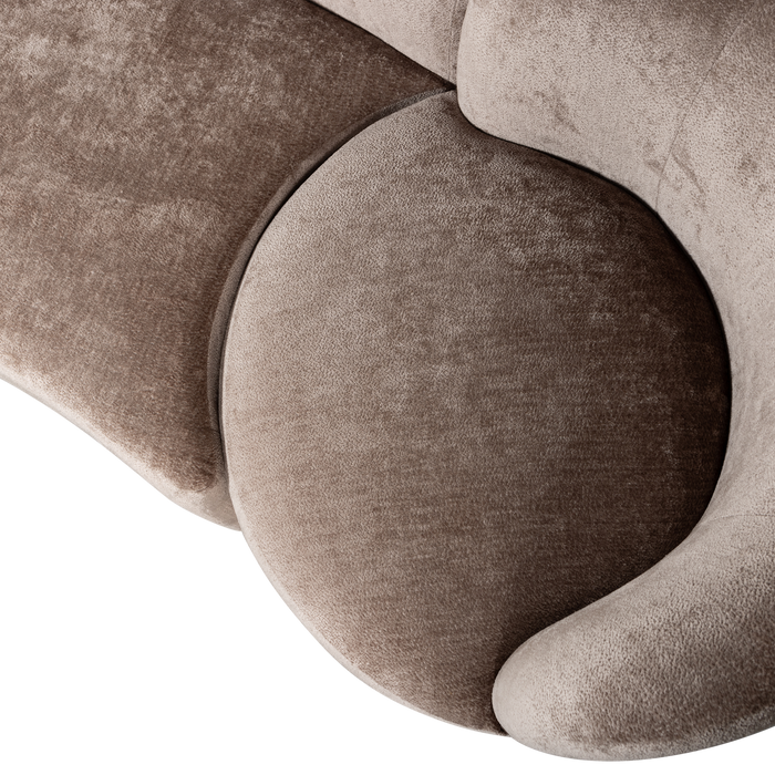 WOOOD Combi-Popular Modulaire Bank - Chenille - Taupe - 72x345x97