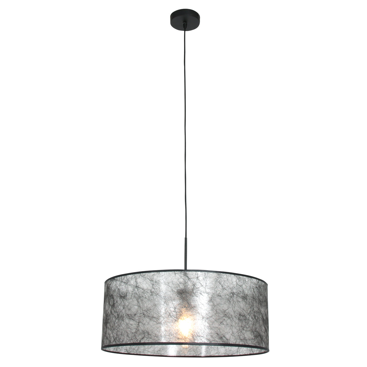Steinhauer - hanglamp - Sparkled Light - zwart - kunststof metaal - Ø