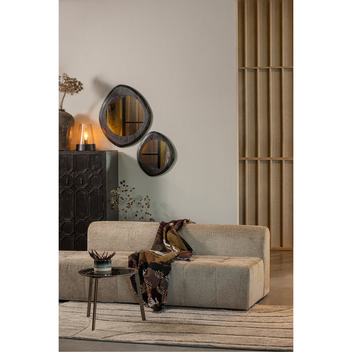 BePureHome Enclose Spiegel - Hout - Zwart - 60x70x3