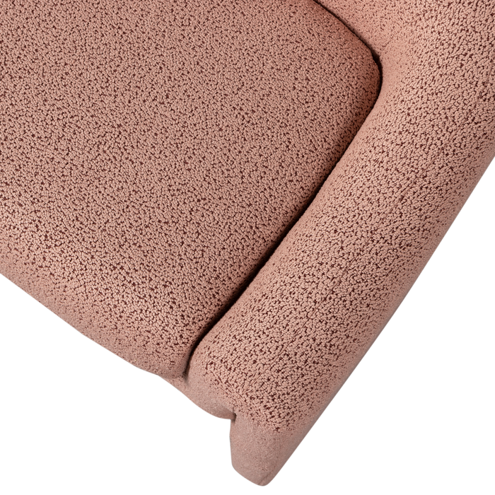 WOOOD Zone Bankje - Polyester - Rose Dust - 58x160x55