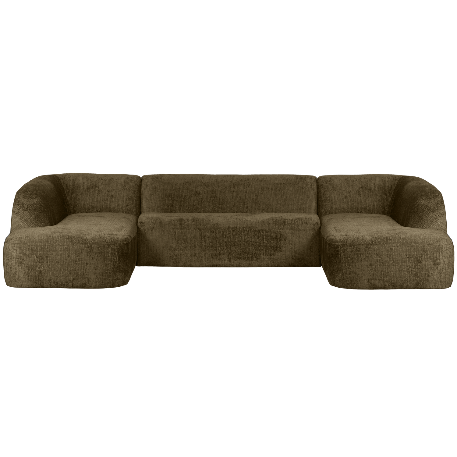 WOOOD Sloping U-Bank - Velvet - Bonsai