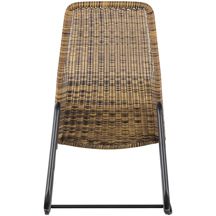 WOOOD Tom Schommelstoel Buiten - Rattan - Naturel - 97x51x95
