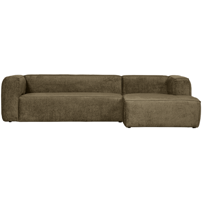 WOOOD Bean Hoekbank met Chaise Longue Rechts - Velvet - Moss