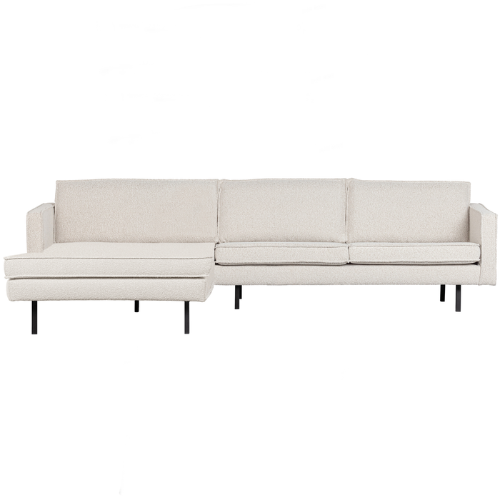 WOOOD Rodeo Chaise Longue Links - Bouclé - Naturel - 85x300x155