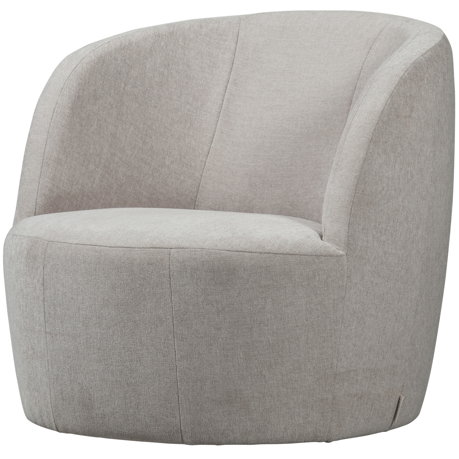 vtwonen Turn Draaifauteuil - Velvet - Naturel - 78x82x87