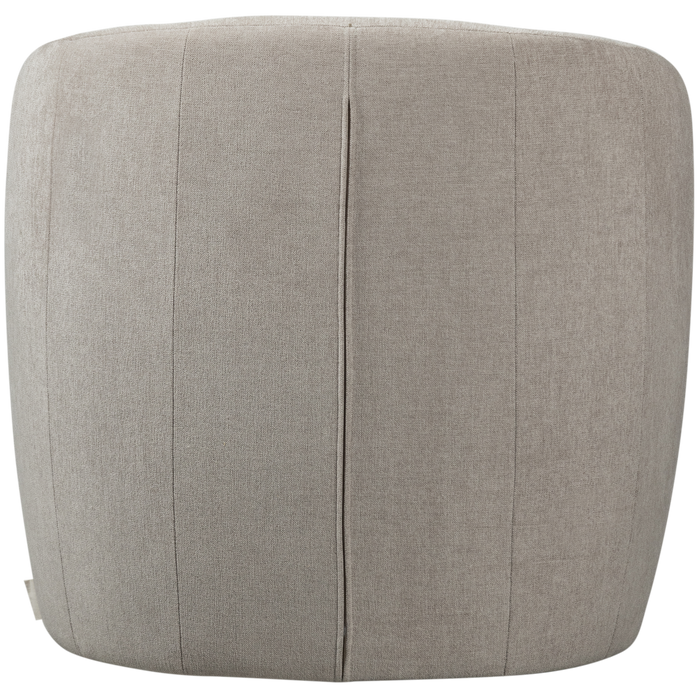 vtwonen Turn Draaifauteuil - Velvet - Naturel - 78x82x87