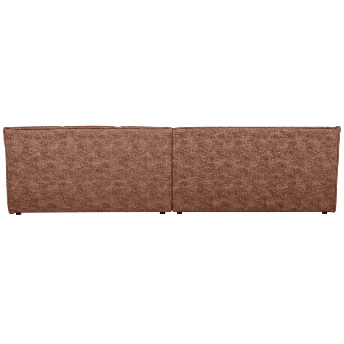WOOOD Timor 4-Zits Bank - Polyester - Brick Melange - 81x297x92